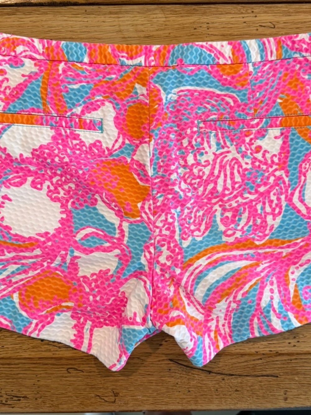 Lilly Pulitzer Adie Shorts in Shoerly Blue SZ 8